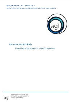 agl-Dokumente Nr. 20: Europa entwickeln – Impulse zur Europawahl 2019