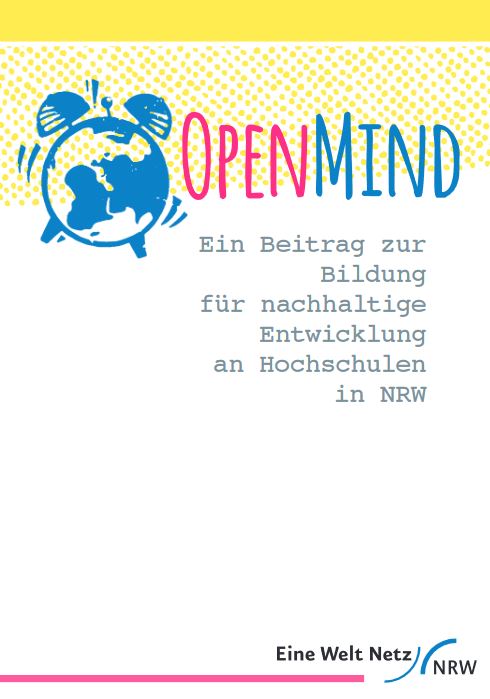 OpenMind für alle Unis – Broschüre zur Bildung für nachhaltige Entwicklung an Hochschulen in NRW