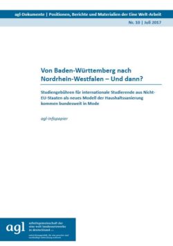 agl-Dokumente Nr. 10: Von Baden-Württemberg nach Nordrhein-Westfalen – Und dann?