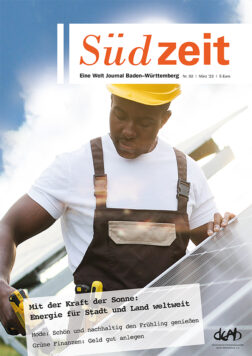 Neue Ausgabe der Südzeit: Mit der Kraft der Sonne – Energie für Stadt und Land weltweit