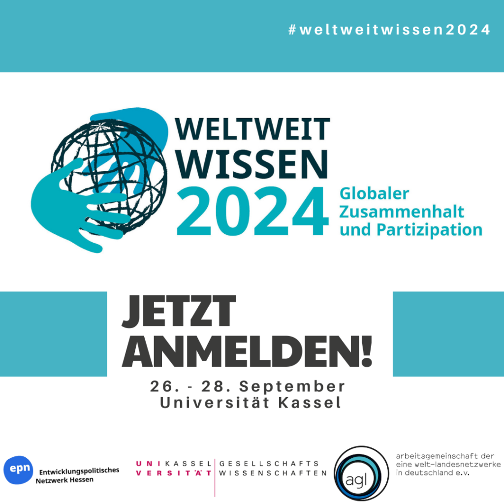 WELTWEITWISSEN 2024 – Globaler Zusammenhalt und Partizipation