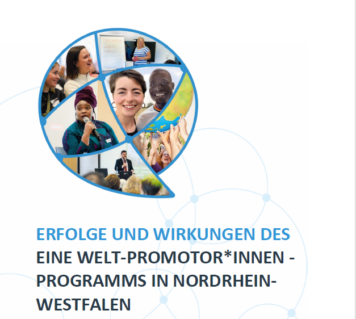 Broschüre ERFOLGE UND WIRKUNGEN DES EINE WELT-PROMOTOR*INNEN-PROGRAMMS IN NRW
