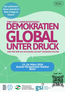 Landeskonferenz NRW: Demokratien global unter Druck